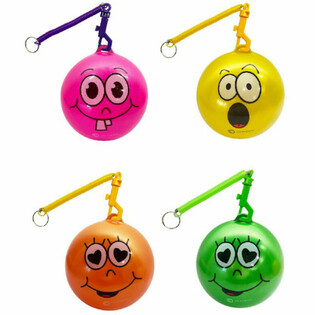 SMILEY BALL WITH CORD / BUNGE BALL Ø23 Cm (10 pcs.)