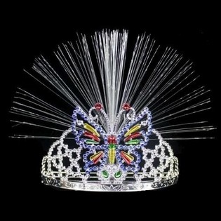 Fiber Optic Light-Up Crown - Model 12 (12 pcs)